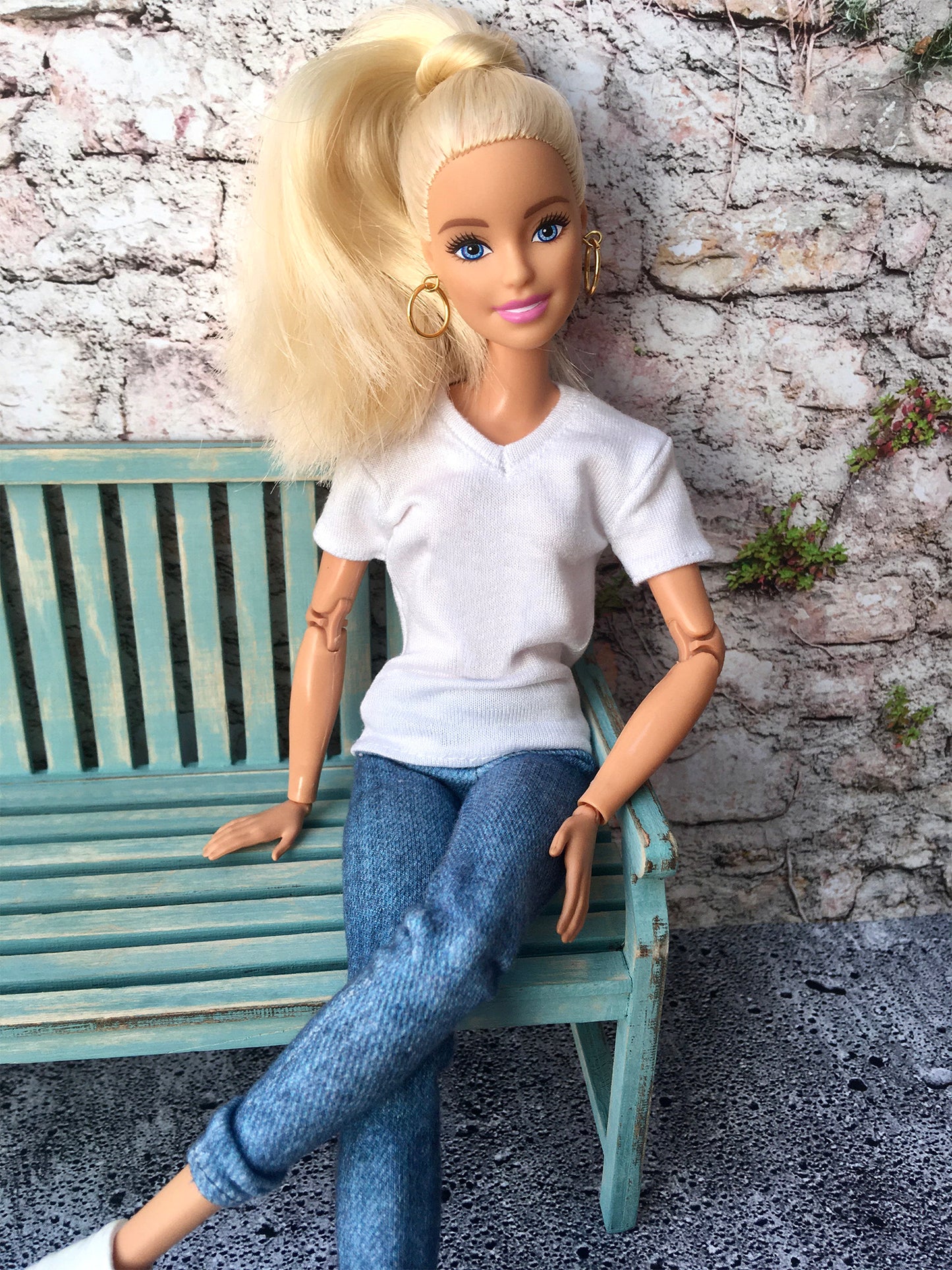 BQ-BASE – Thin Crew Neck T-Shirt for 11.5" 1/6 Scale Fashion Dolls