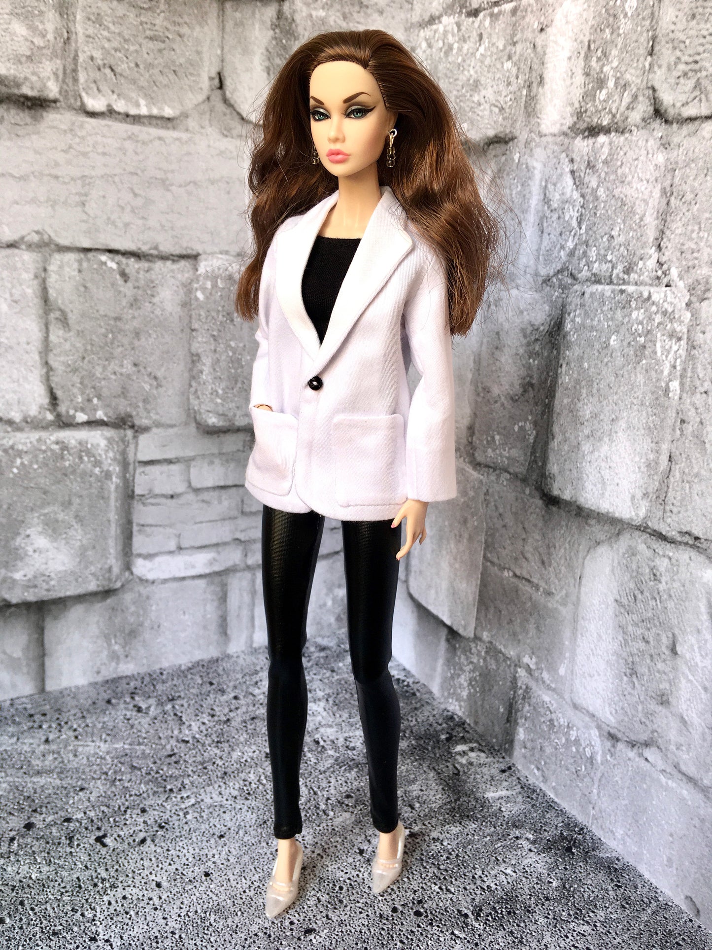 BQ-LYRA – Boat Neck Drape Top for 12" 1/6 Scale Fashion Dolls