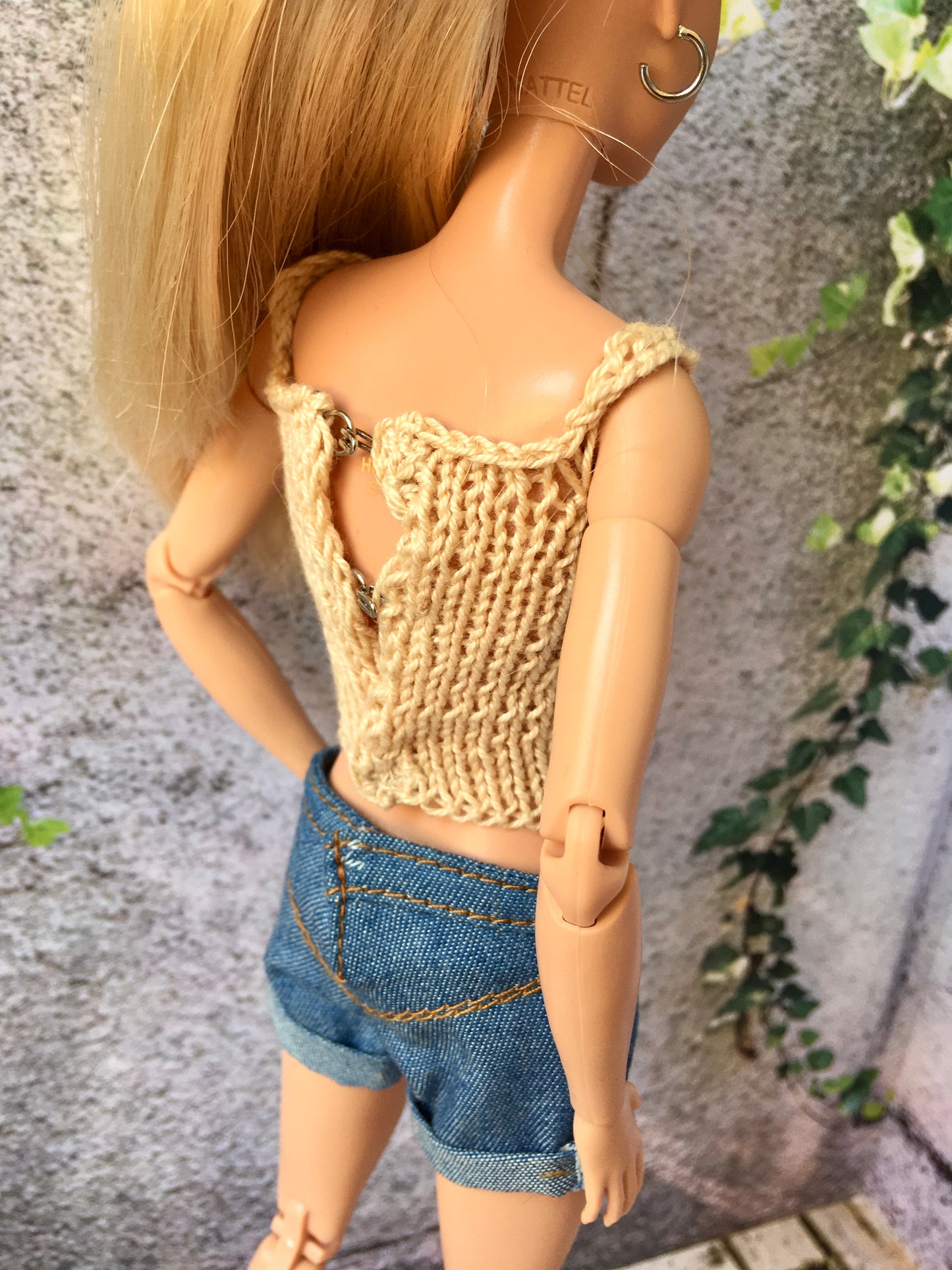 BQ-MESH – Knit Tank Top for 11.5" 1/6 Scale Fashion Dolls