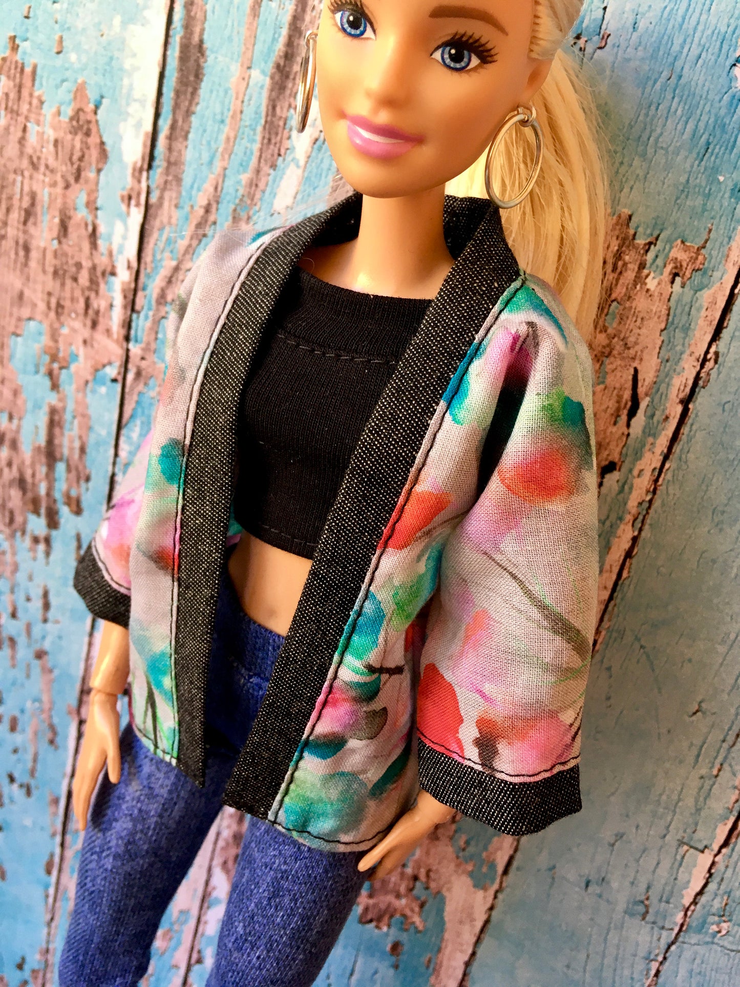 BQ-KIMI - Kimono Jacket for 11.5" 1/6 Scale Fashion Dolls - www.bouutique.com