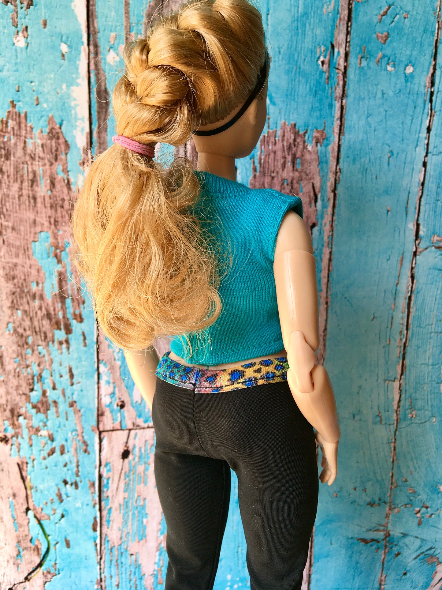 BQ-EDGE – Spectrum Waistband Leggings for 11" 1/6 Scale Curvy Fashion Dolls