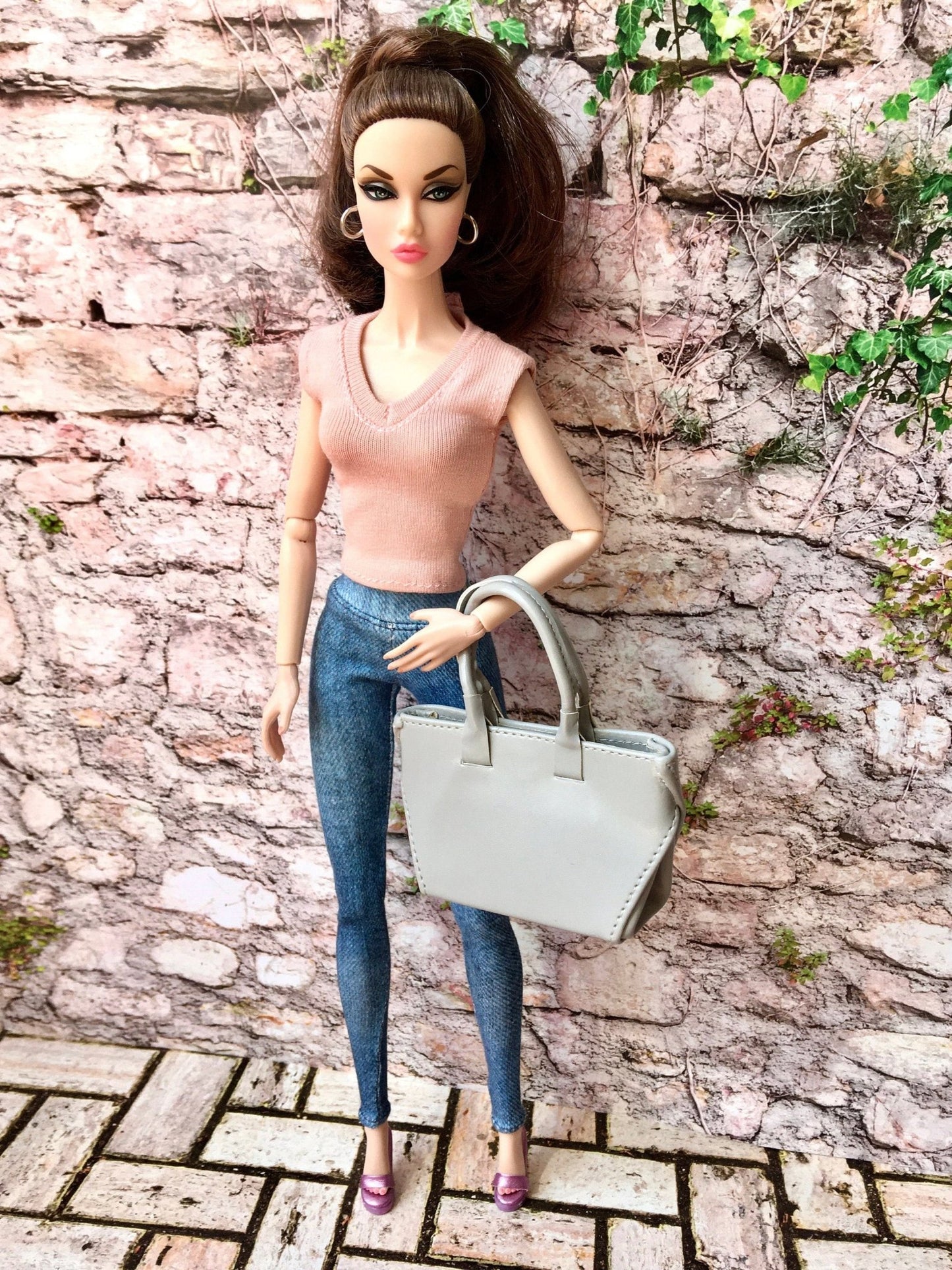 Indigo Blue Jeans Jeggings for Poppy Parker Doll by Integrity Toys