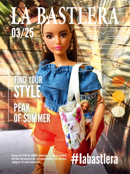 03/25 Mini Fashion Magazine for 1/6 Scale Fashion Dolls 11.5", 12"