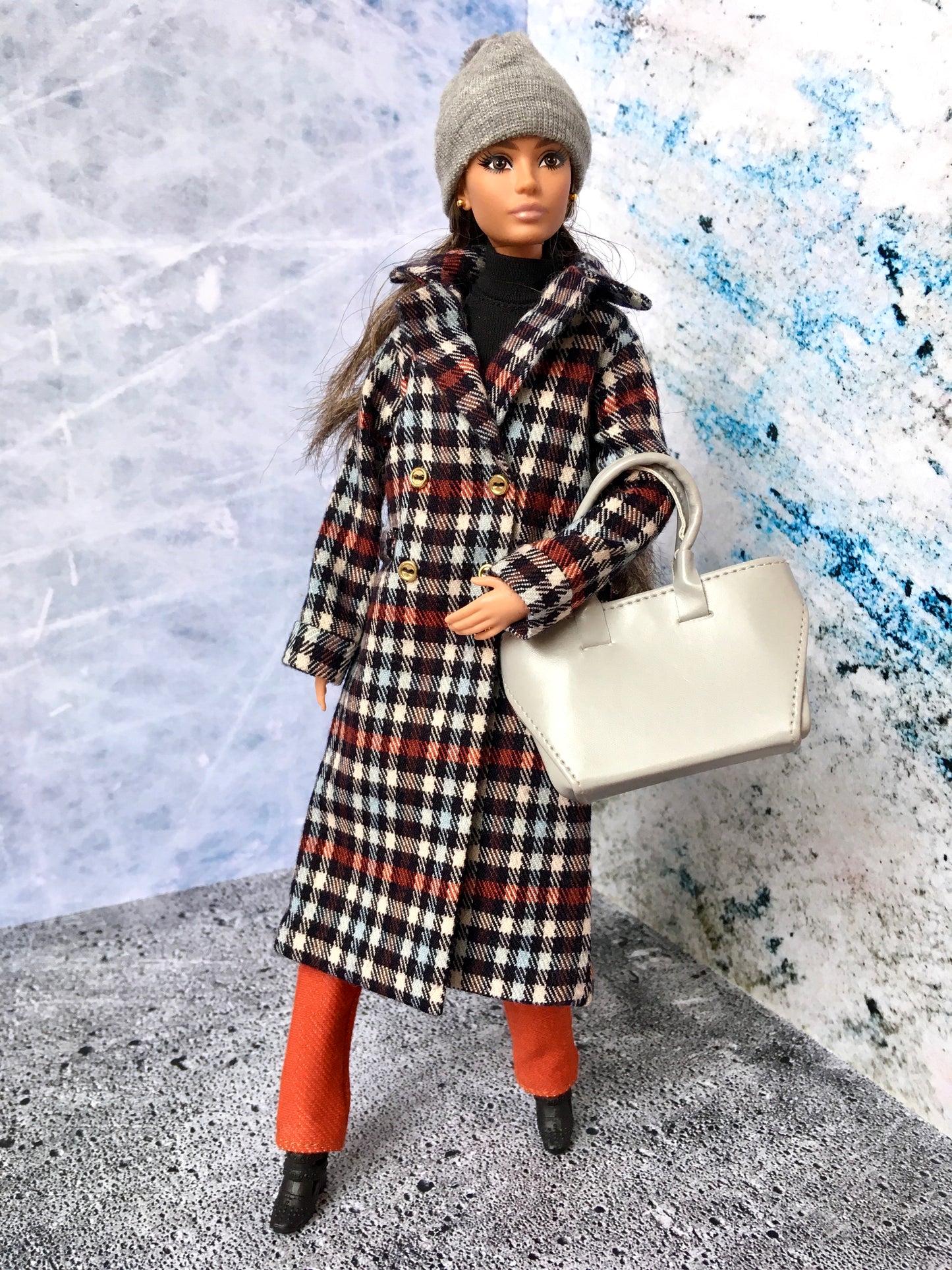 BQ-VELIOR – Manteau long pour poupées mannequins 29 cm