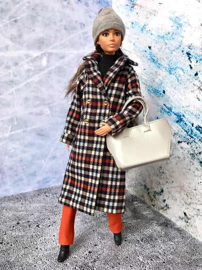 BQ-VELIOR – Manteau long pour poupées mannequins 29 cm