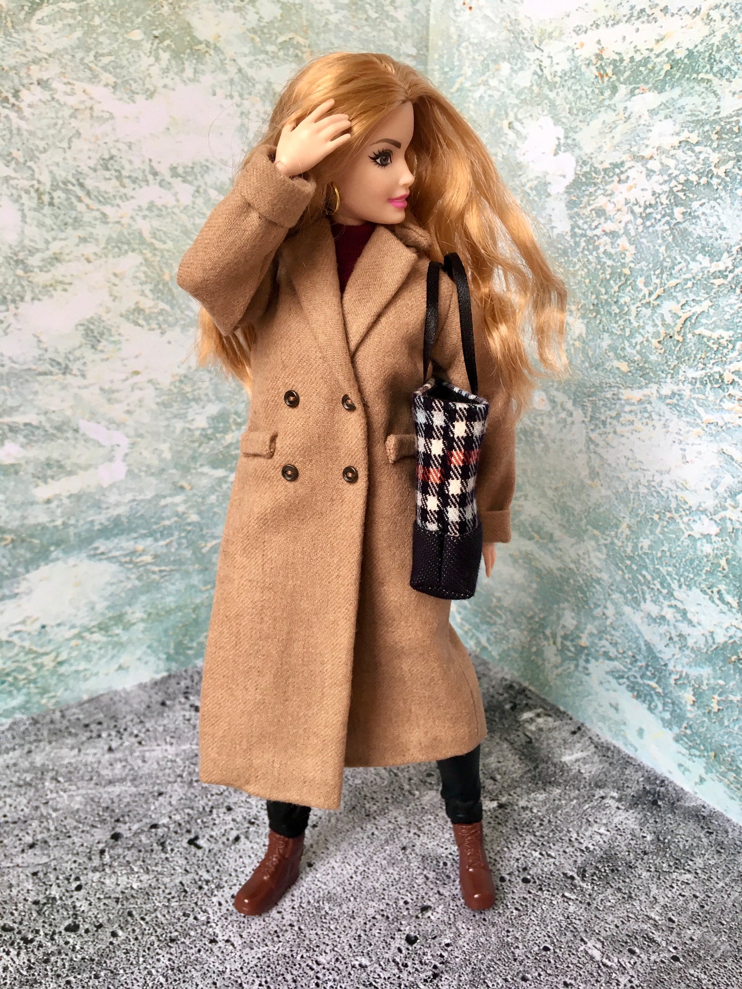 BQ-VELIOR – Manteau long pour poupées mannequins 29 cm