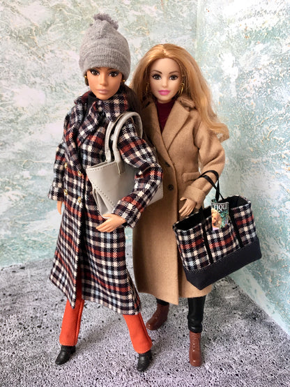 BQ-VELIOR – Manteau long pour poupées mannequins 29 cm