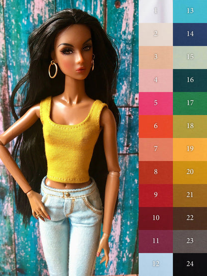Power Tank Top for NuFace Integrity Toys Doll 12.5", more colors