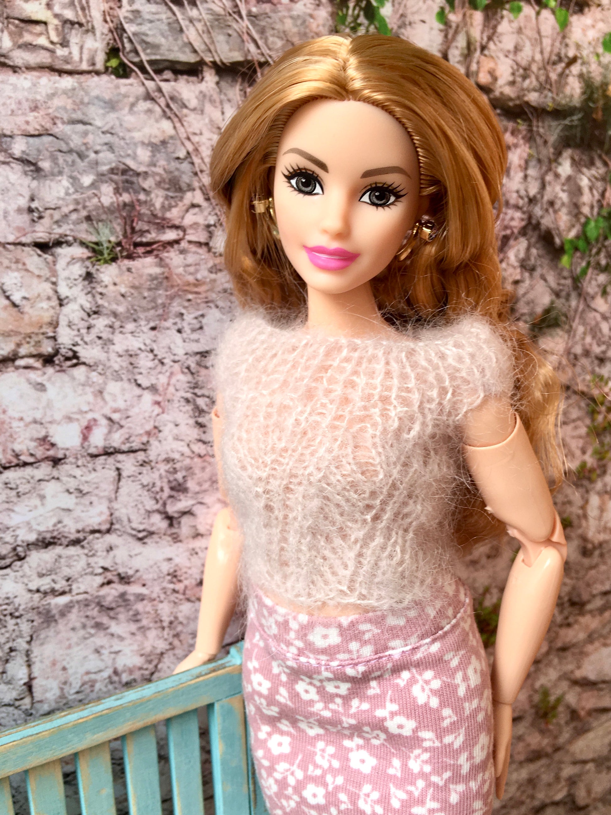 BQ-AERIS – Airy Knit Mohair Top for 11" 1/6 Scale Curvy Fashion Dolls - www.bouutique.com