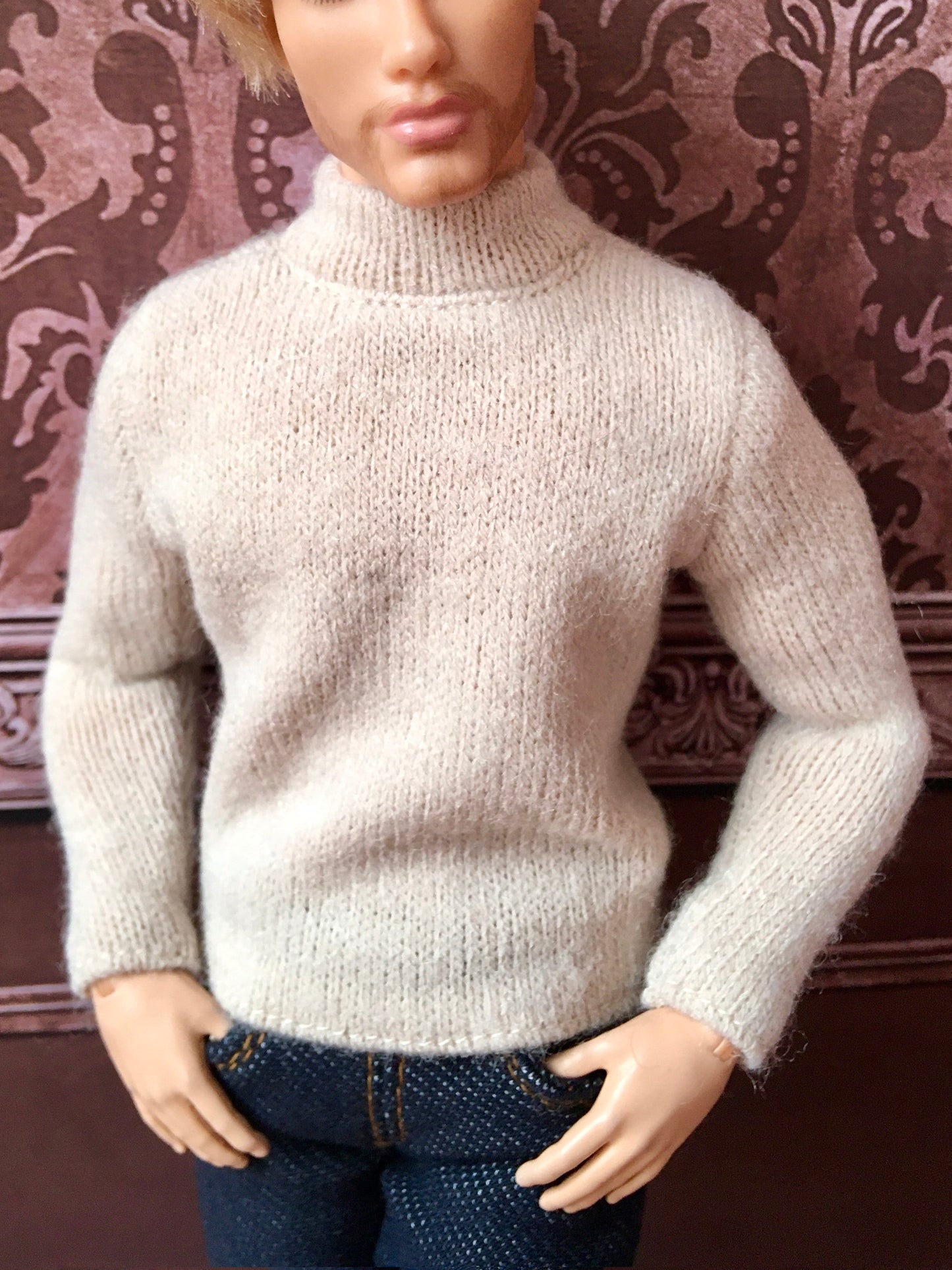 BQ-ARLO – Turtleneck Sweater for 12" 1/6 Scale Ken Dolls