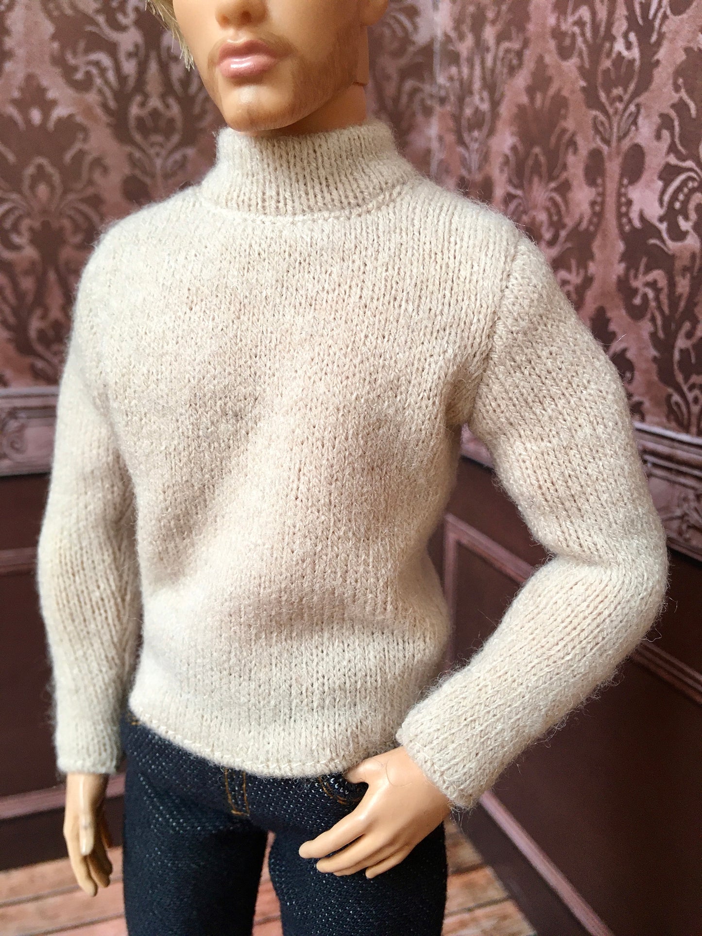 BQ-ARLO – Turtleneck Sweater for 12" 1/6 Scale Ken Dolls