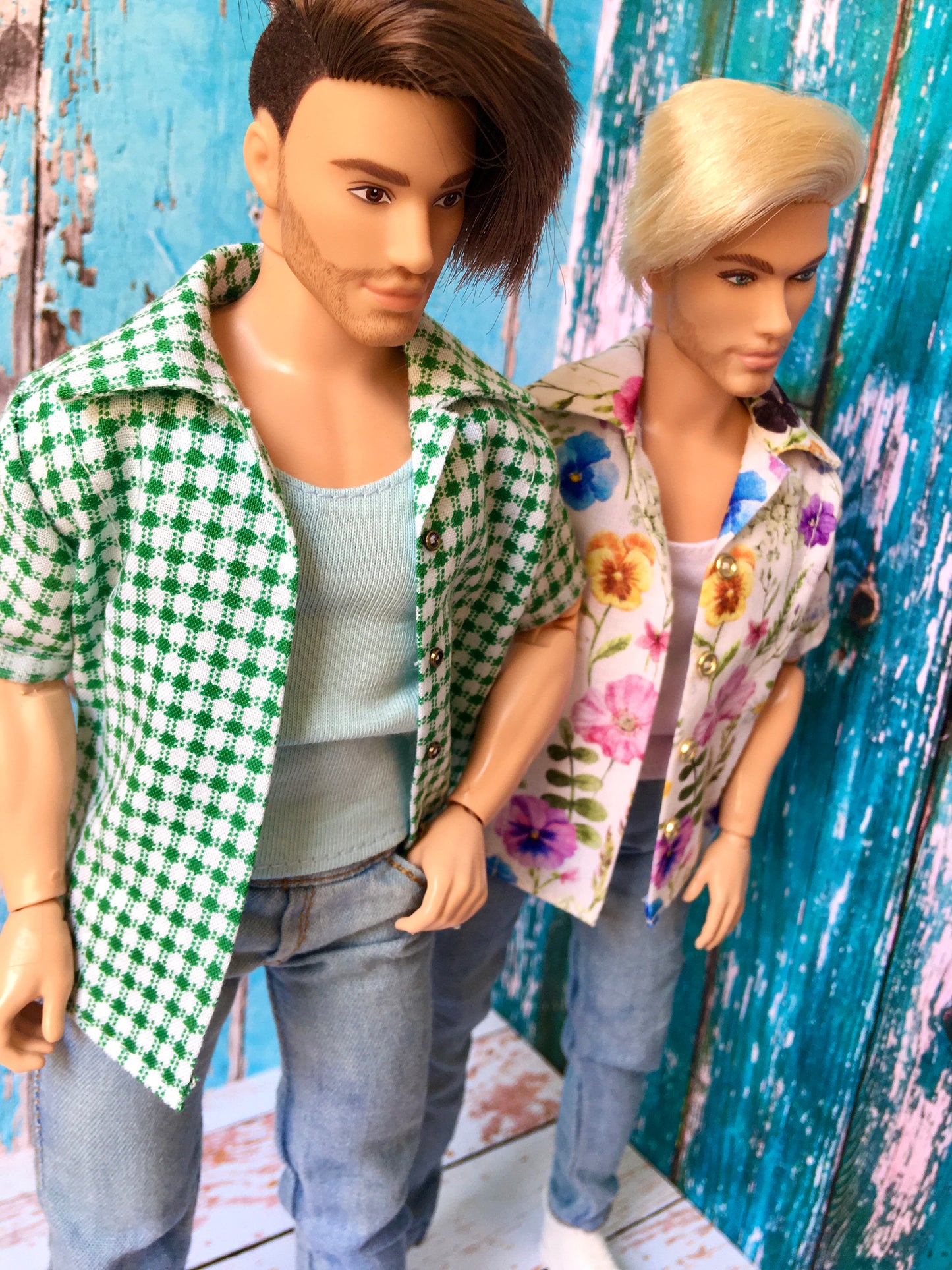 BQ‑CALAY – Summer Breeze Cotton Shirt for 12" Ken Dolls - www.bouutique.com