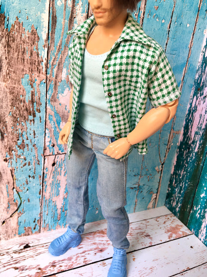 BQ‑CALAY – Summer Breeze Cotton Shirt for 12" Ken Dolls - www.bouutique.com