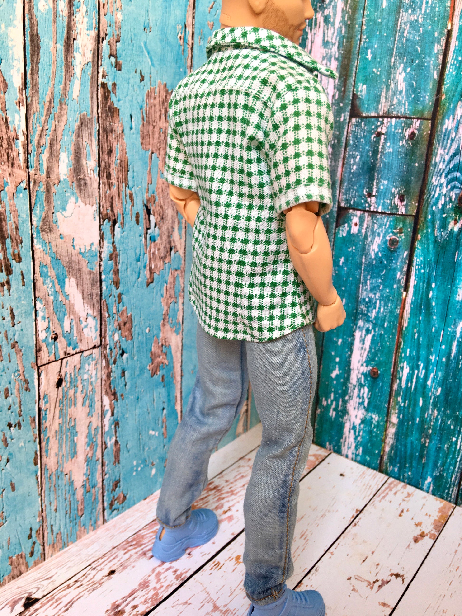 BQ‑CALAY – Summer Breeze Cotton Shirt for 12" Ken Dolls - www.bouutique.com