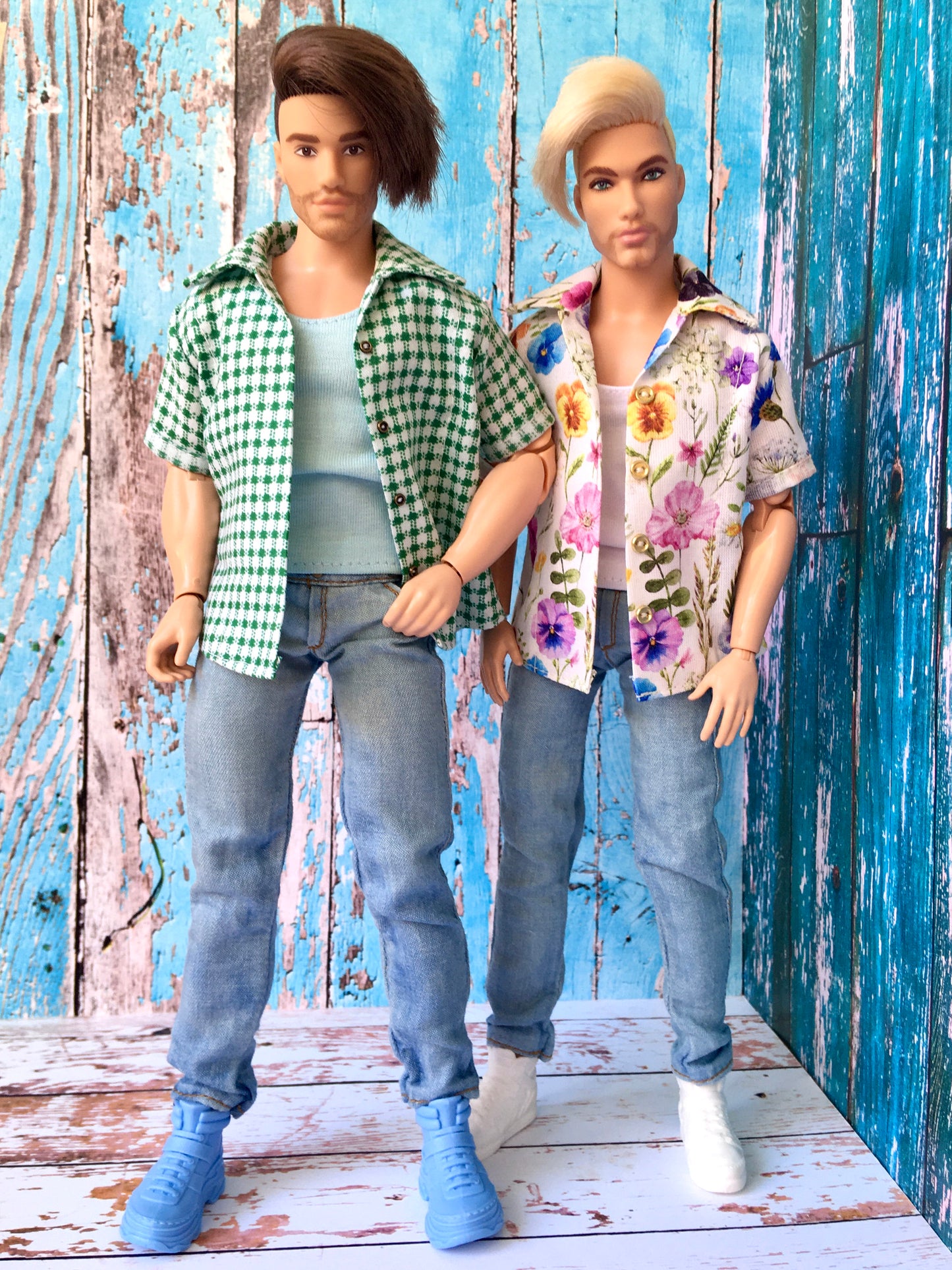 BQ‑CALAY – Summer Breeze Cotton Shirt for 12" Ken Dolls - www.bouutique.com