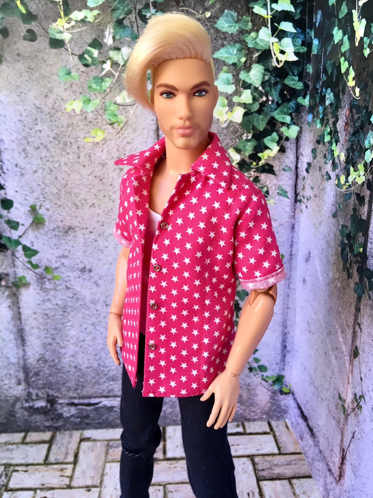 BQ‑CALAY – Summer Breeze Cotton Shirt for 12" Ken Dolls - www.bouutique.com