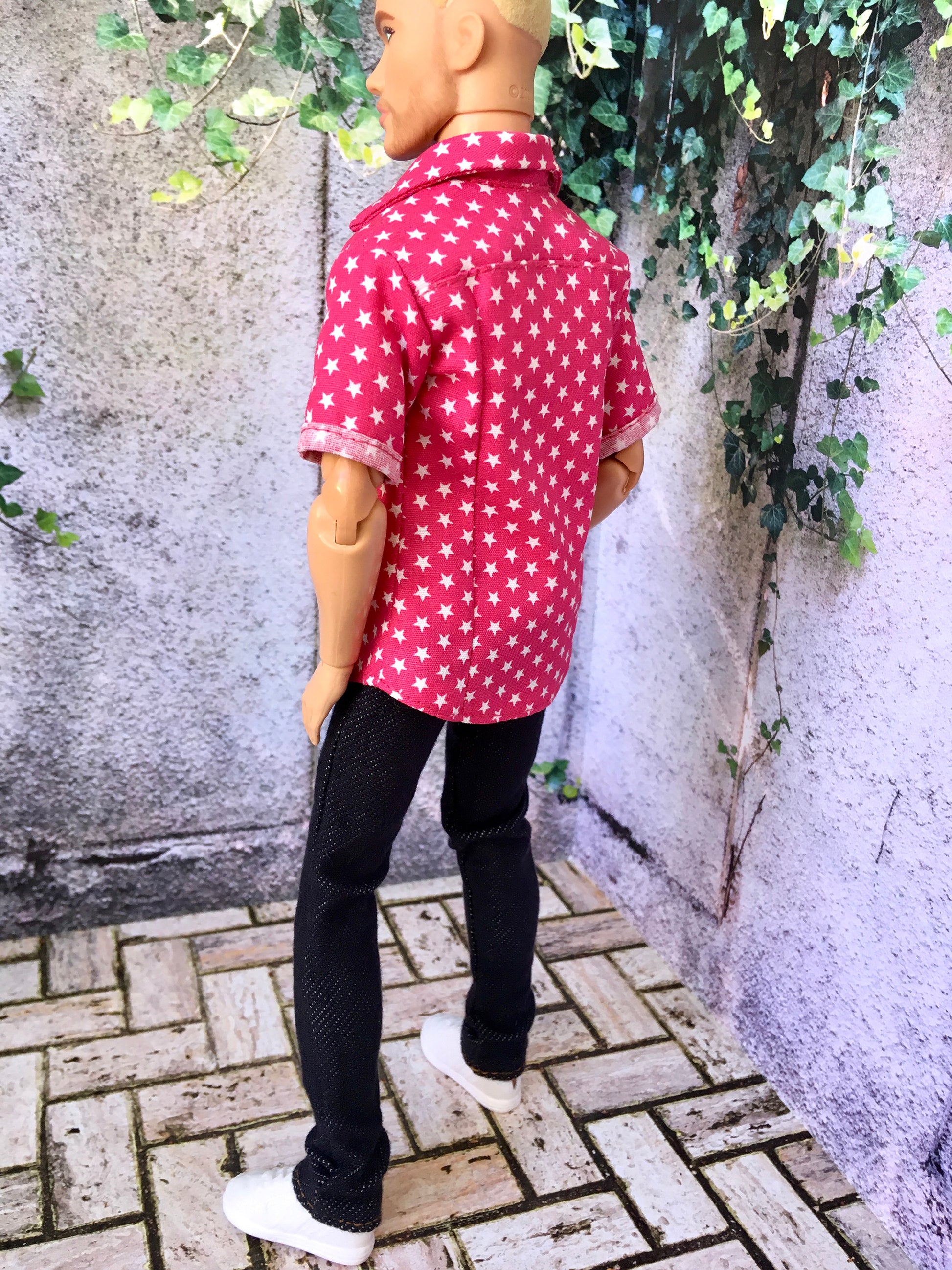 BQ‑CALAY – Summer Breeze Cotton Shirt for 12" Ken Dolls - www.bouutique.com