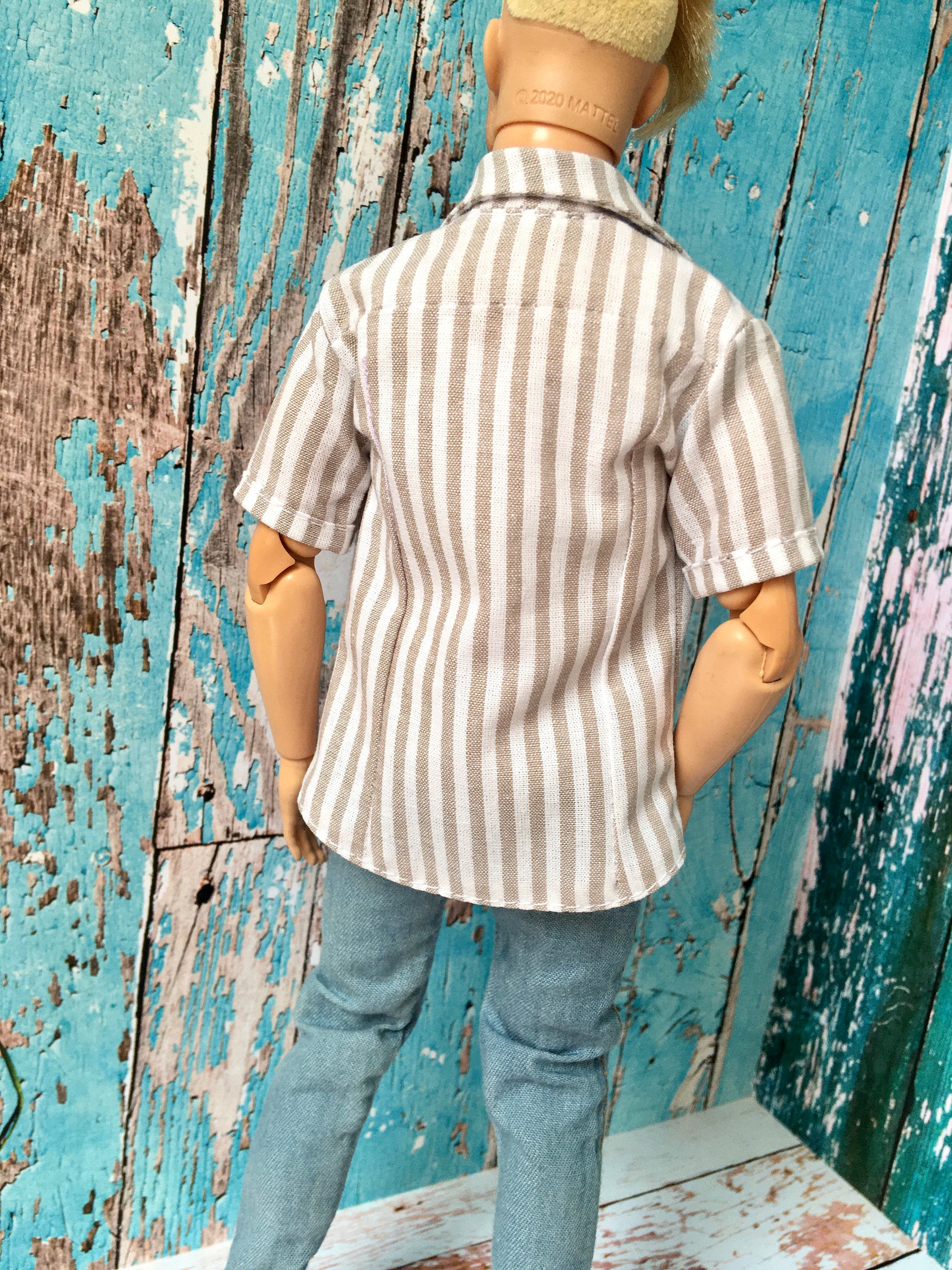 BQ‑CALAY – Summer Breeze Cotton Shirt for 12" Ken Dolls - www.bouutique.com