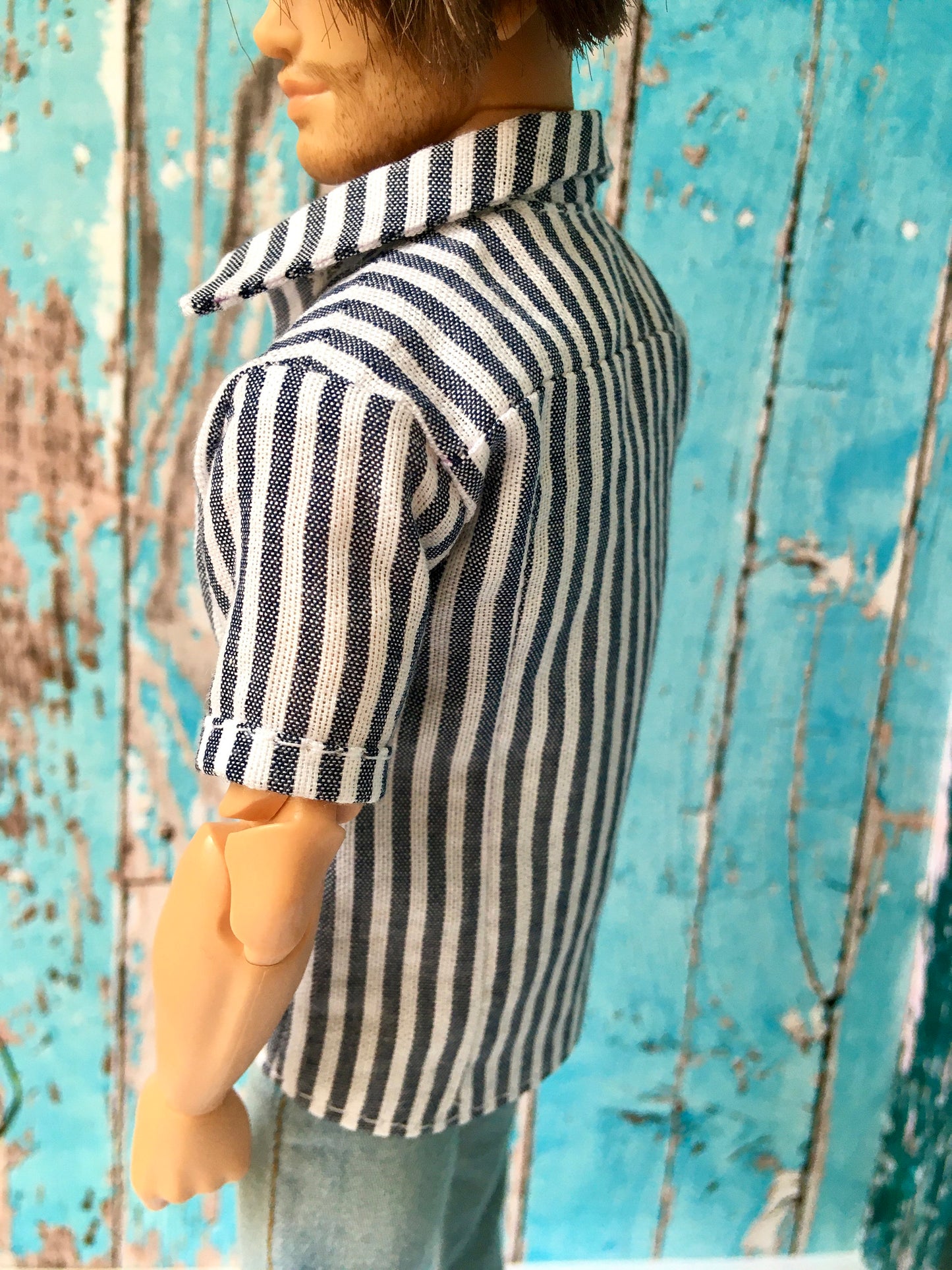 BQ‑CALAY – Summer Breeze Cotton Shirt for 12" Ken Dolls - www.bouutique.com