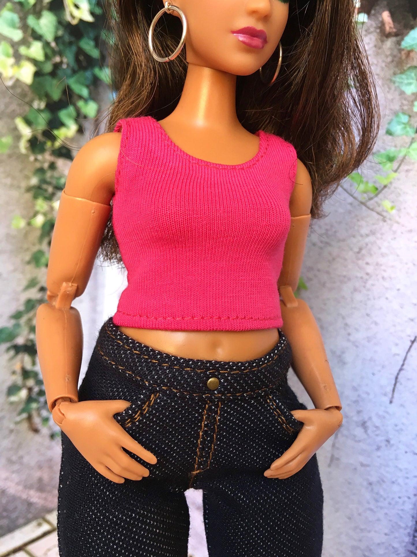 BQ-CORE – Basic Tank Top for 11" 1/6 Scale Curvy Dolls (Multiple Colors)