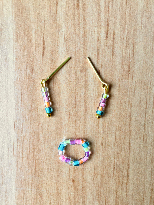 BQ-E26 – Beaded Jewelry Set in Pastel Colors for 11.5" 1/6 Scale Fashion Dolls