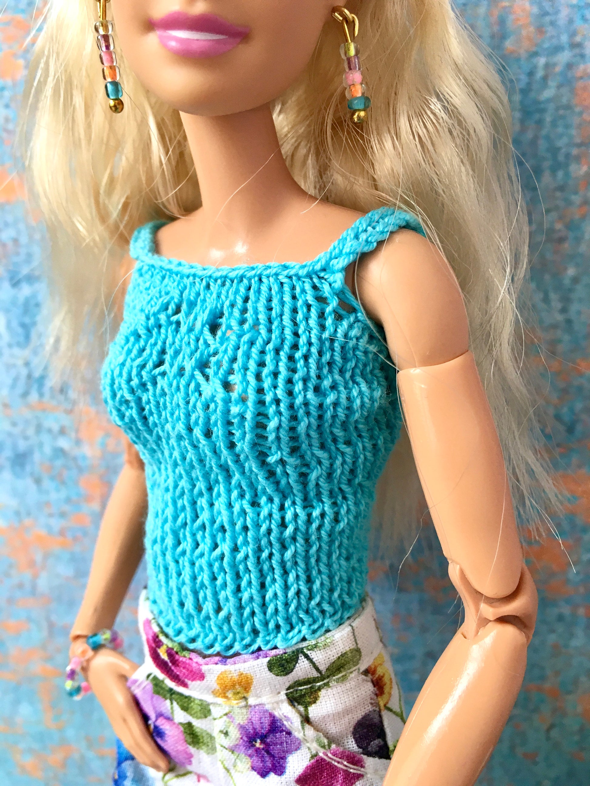 BQ-E26 – Beaded Jewelry Set in Pastel Colors for 11.5" 1/6 Scale Fashion Dolls