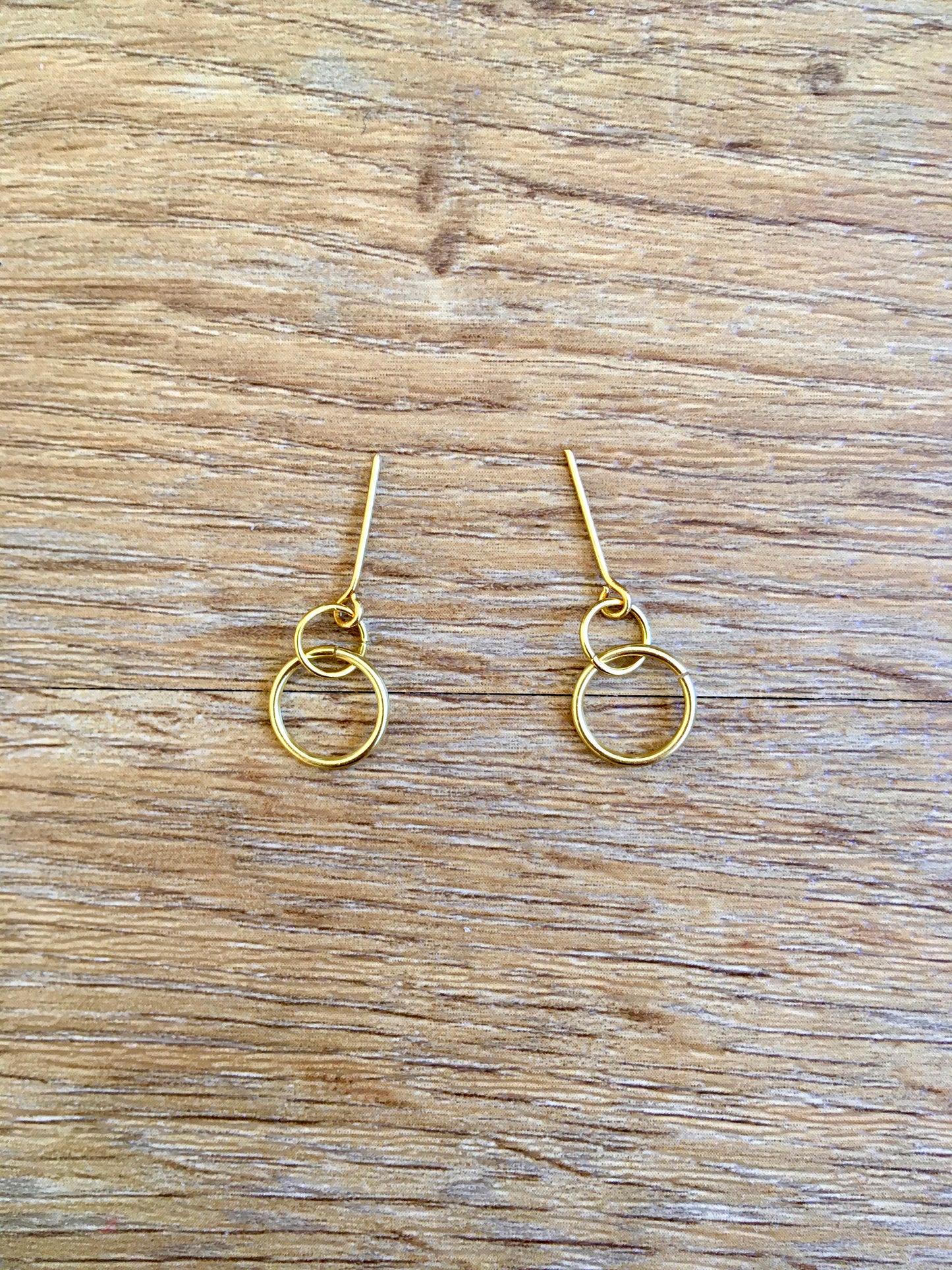 BQ-E29 – Gold Double Hoop Earrings for 11.5" 1/6 Scale Fashion Dolls
