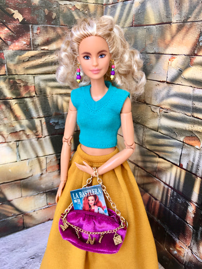 BQ-E30 – Colorful Bead Earrings for 12" Fashion Dolls