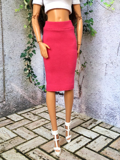 BQ-ELEN – Basic Tube Midi Skirt for 11.5" 1/6 Scale Fashion Dolls