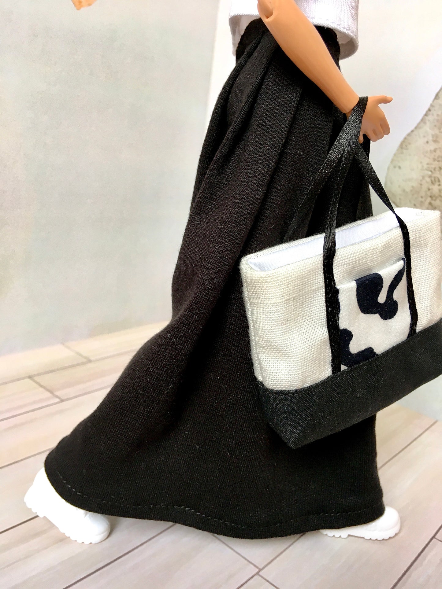 BQ‑ELIYA – Flowy Pleated Long Skirt for 11.5" 1/6 Scale Fashion Dolls - www.bouutique.com