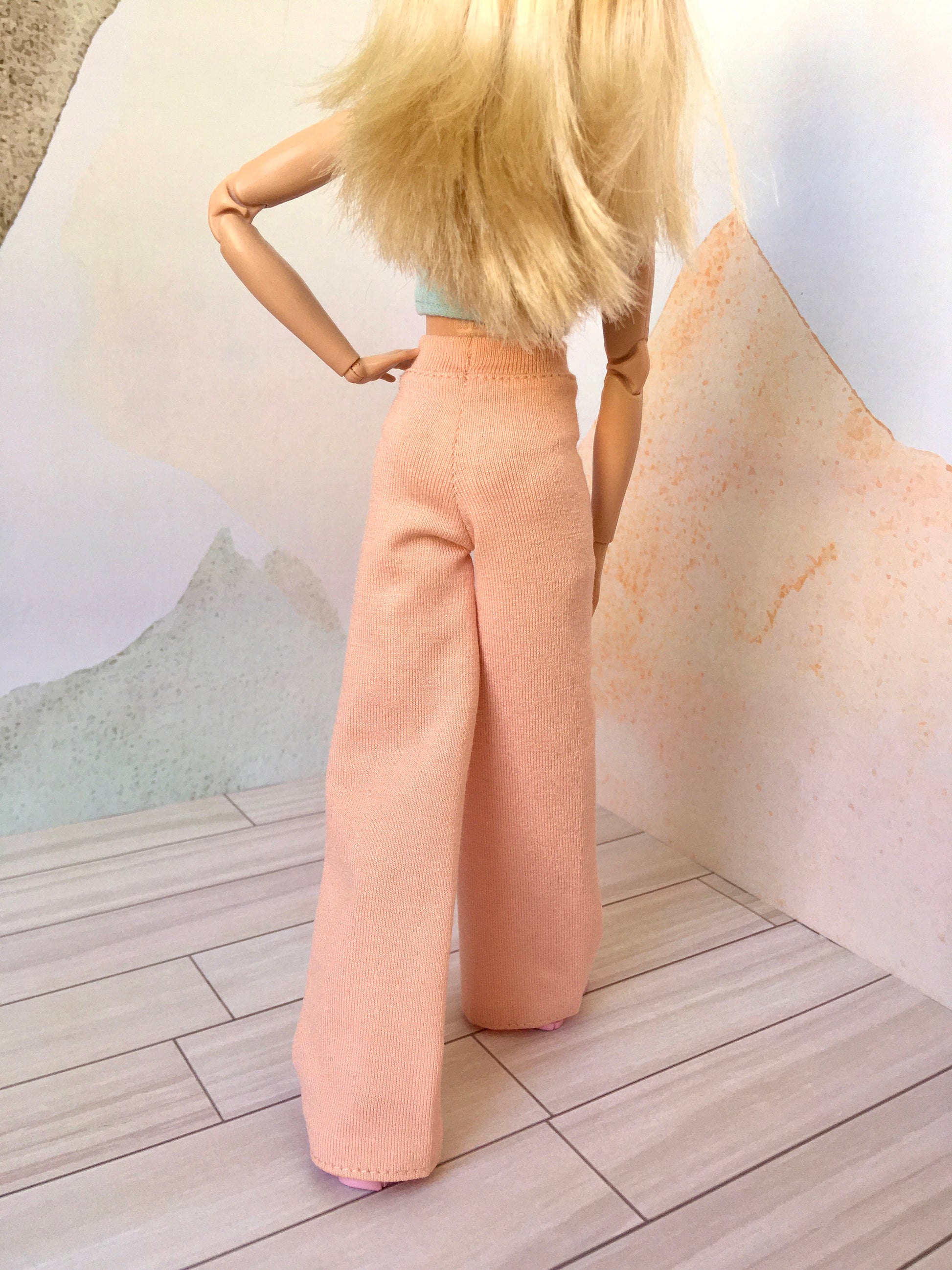 BQ-ELYN – Casual Flared Sweatpants for 11.5" 1/6 Scale Fashion Dolls