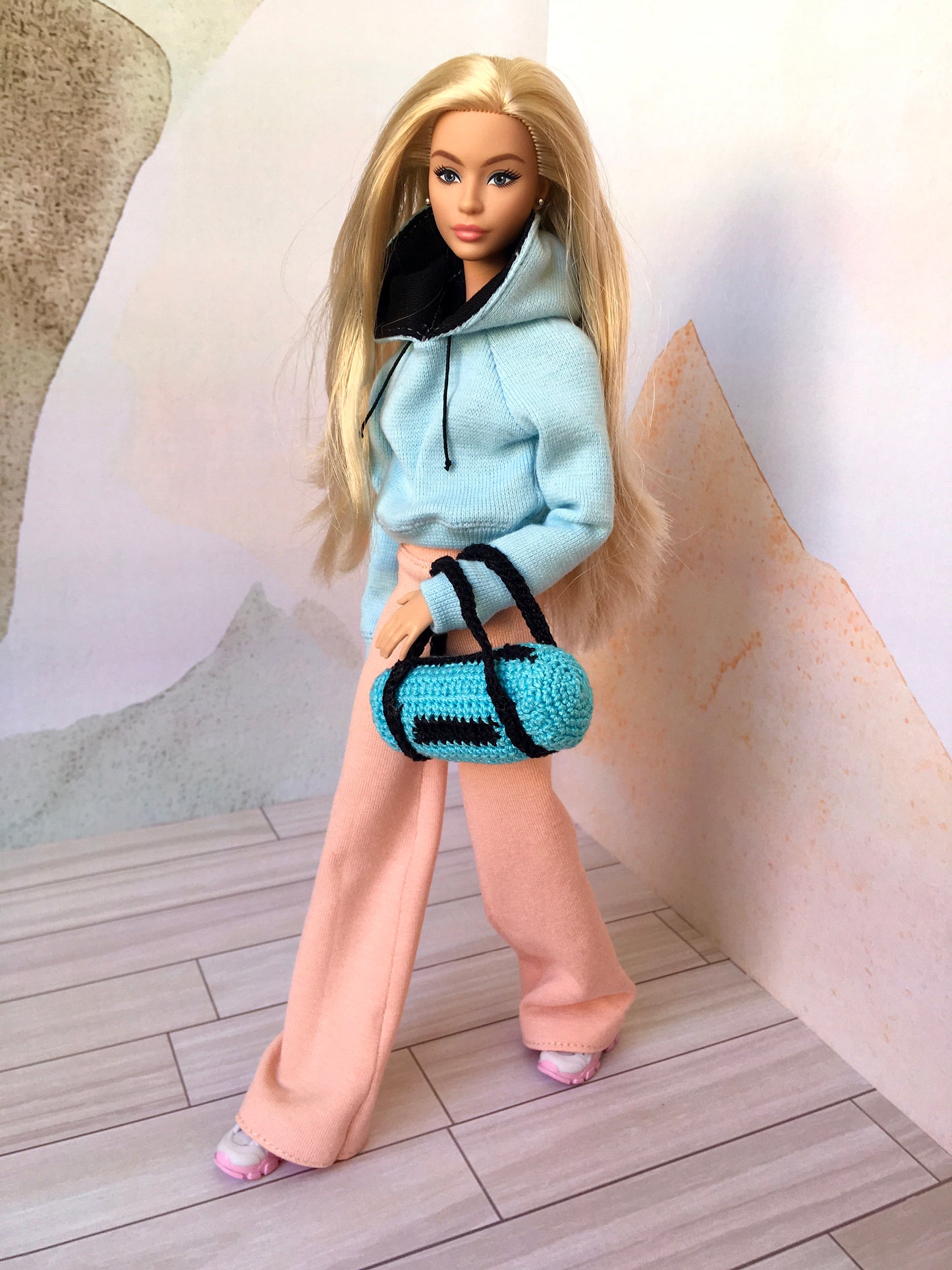 BQ-ELYN – Casual Flared Sweatpants for 11.5" 1/6 Scale Fashion Dolls