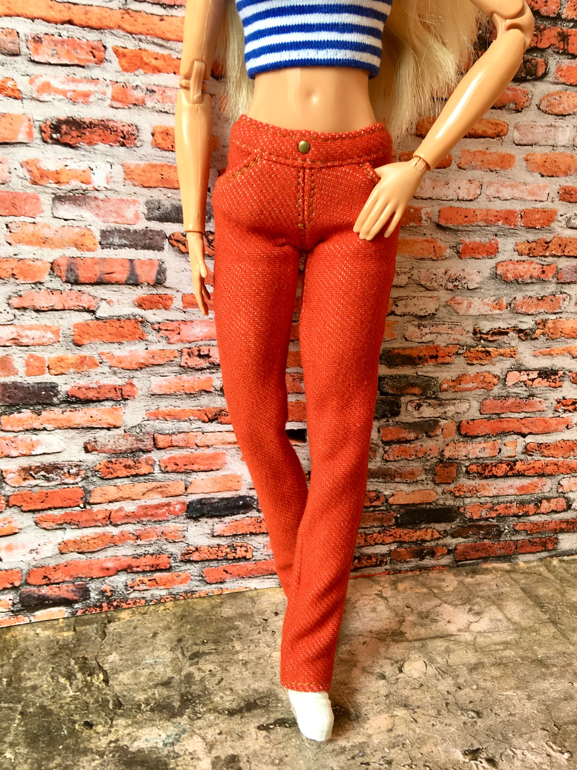 BQ-EMBER – Denim Pants for 11.5" 1/6 Scale Fashion Dolls - www.bouutique.com