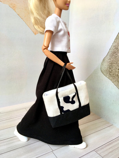 BQ-FLIA – Large Fabric Tote Bag for 1/6 Scale Fashion Dolls - www.bouutique.com