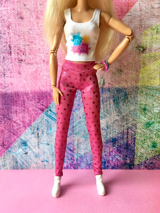 BQ-GLINT – Sequin Leggings for 11.5" 1/6 Scale Fashion Dolls - www.bouutique.com