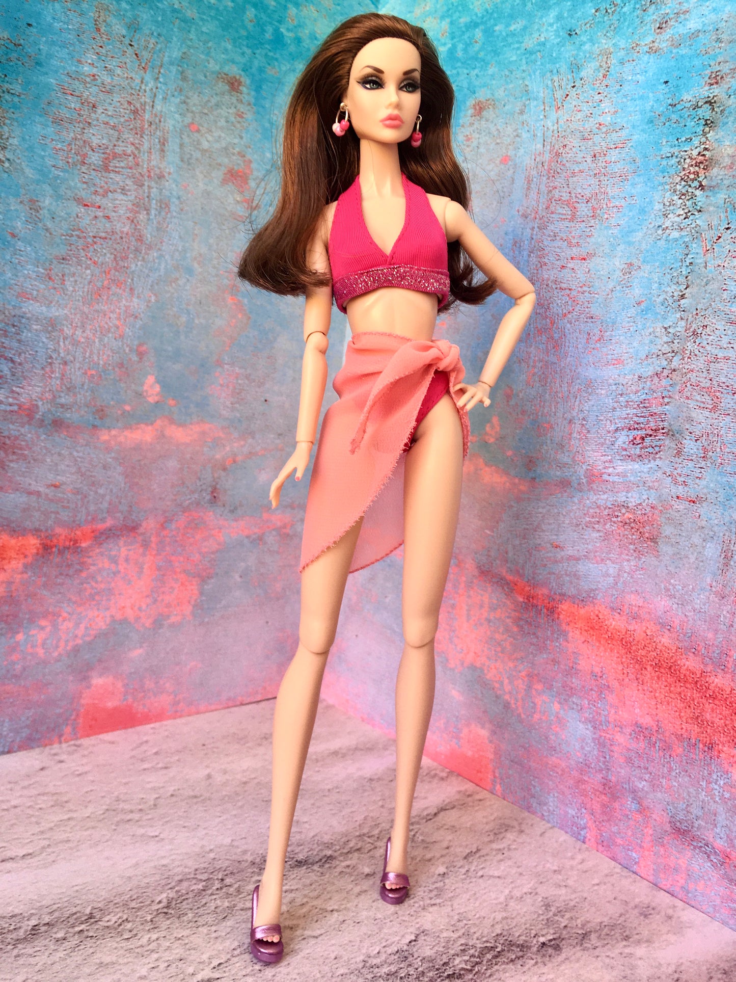 BQ-LUMA – Summer Chiffon Pareo for 12" 1/6 Scale Fashion Dolls - www.bouutique.com