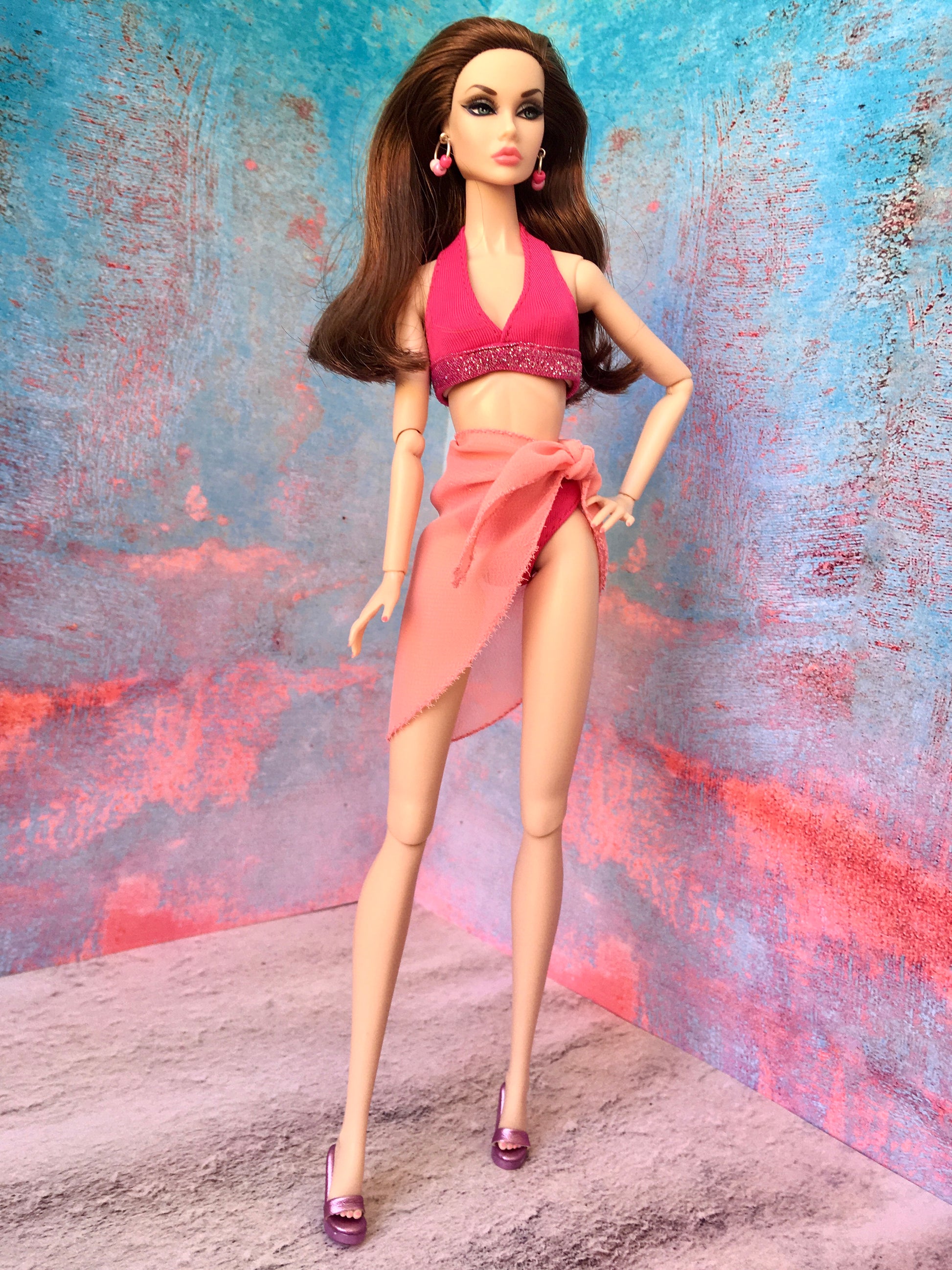 BQ-LUMA – Summer Chiffon Pareo for 12" 1/6 Scale Fashion Dolls - www.bouutique.com