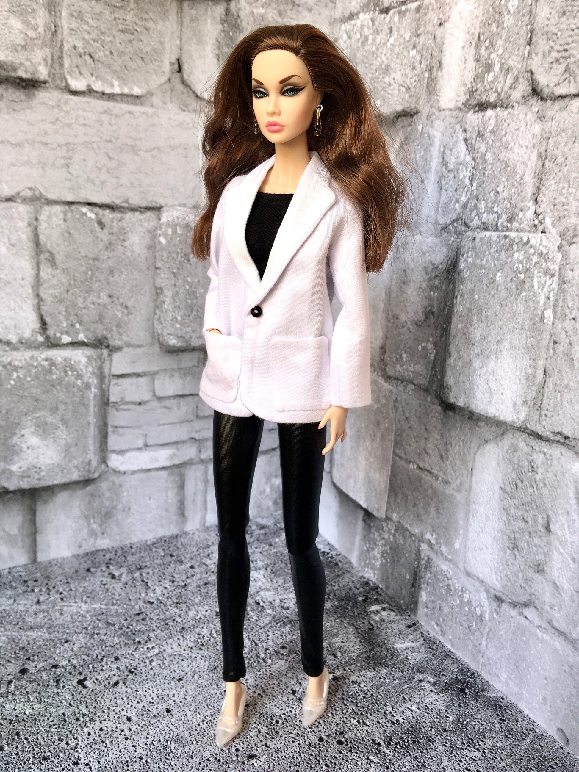 BQ-LYRA – Boat Neck Drape Top for 12" 1/6 Scale Fashion Dolls