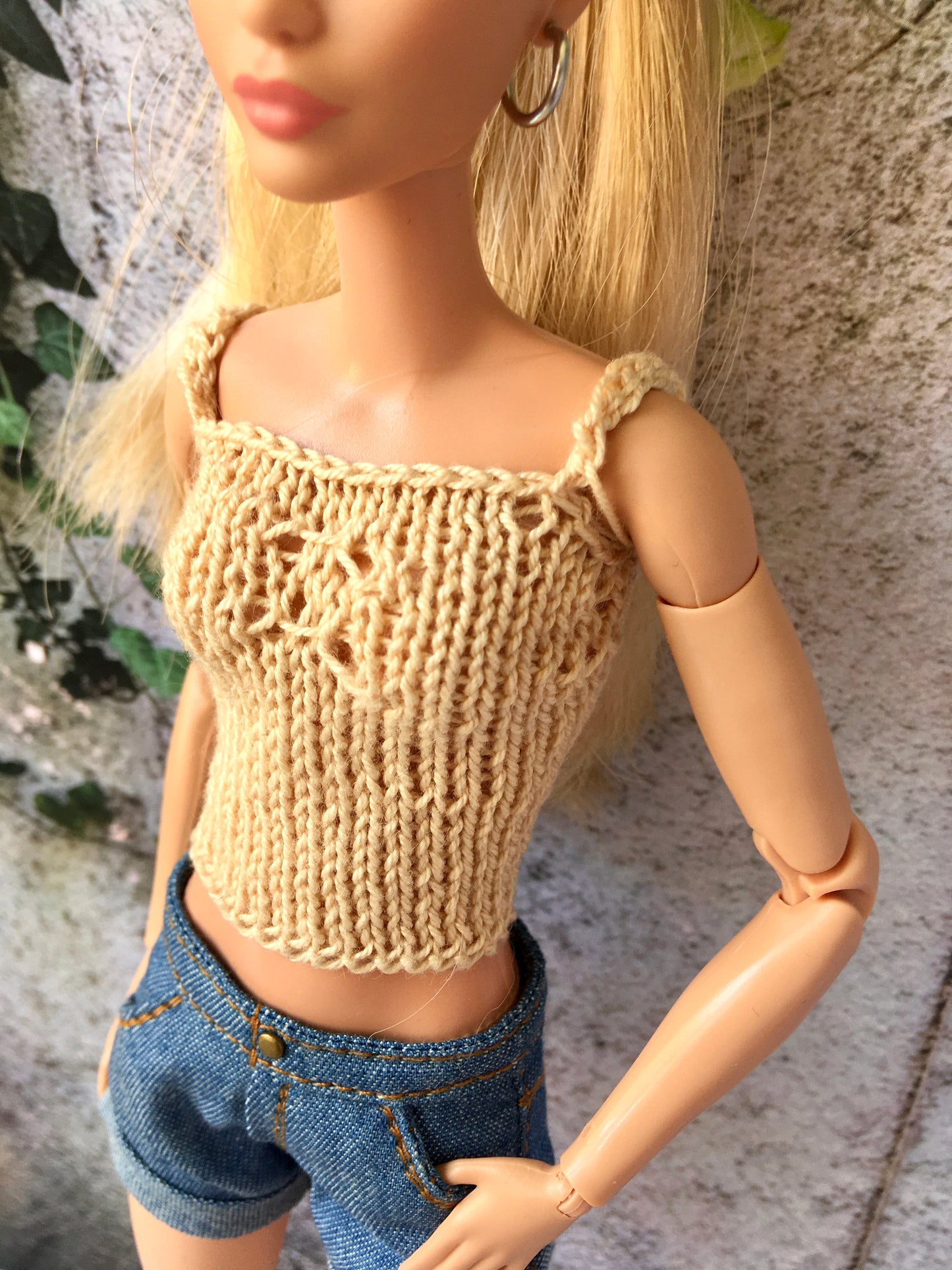 BQ-MESH – Knit Tank Top for 11.5" 1/6 Scale Fashion Dolls - www.bouutique.com