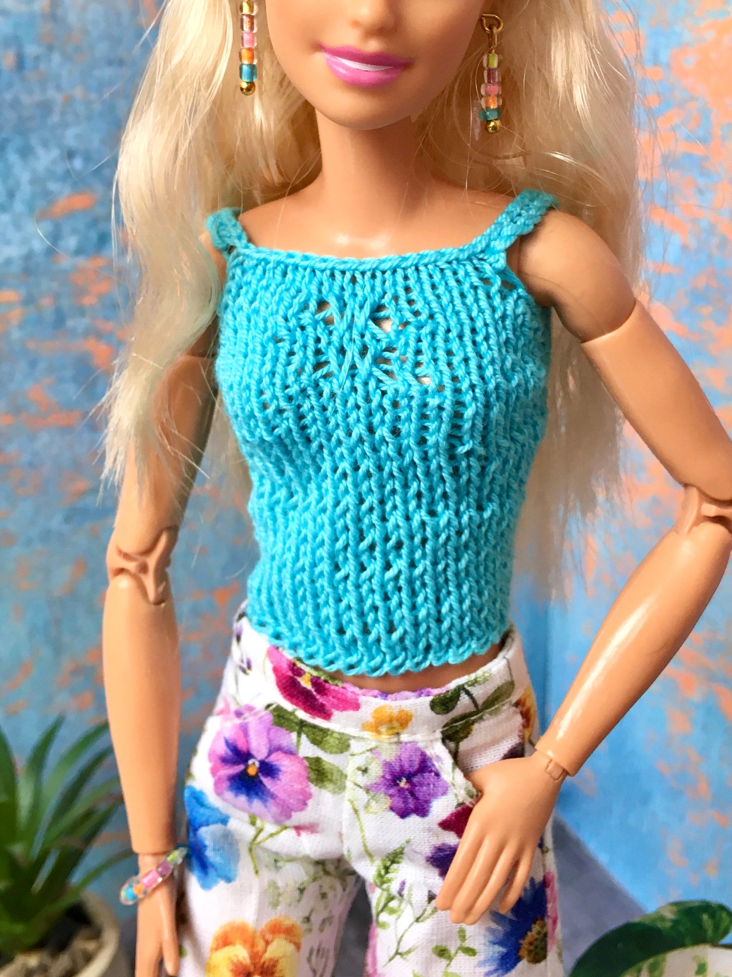 BQ-MESH – Knit Tank Top for 11.5" 1/6 Scale Fashion Dolls