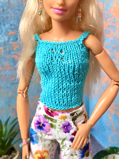 BQ-MESH – Knit Tank Top for 11.5" 1/6 Scale Fashion Dolls