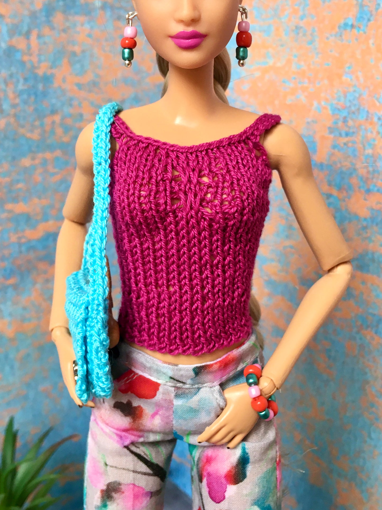 BQ-MESH – Knit Tank Top for 11.5" 1/6 Scale Fashion Dolls