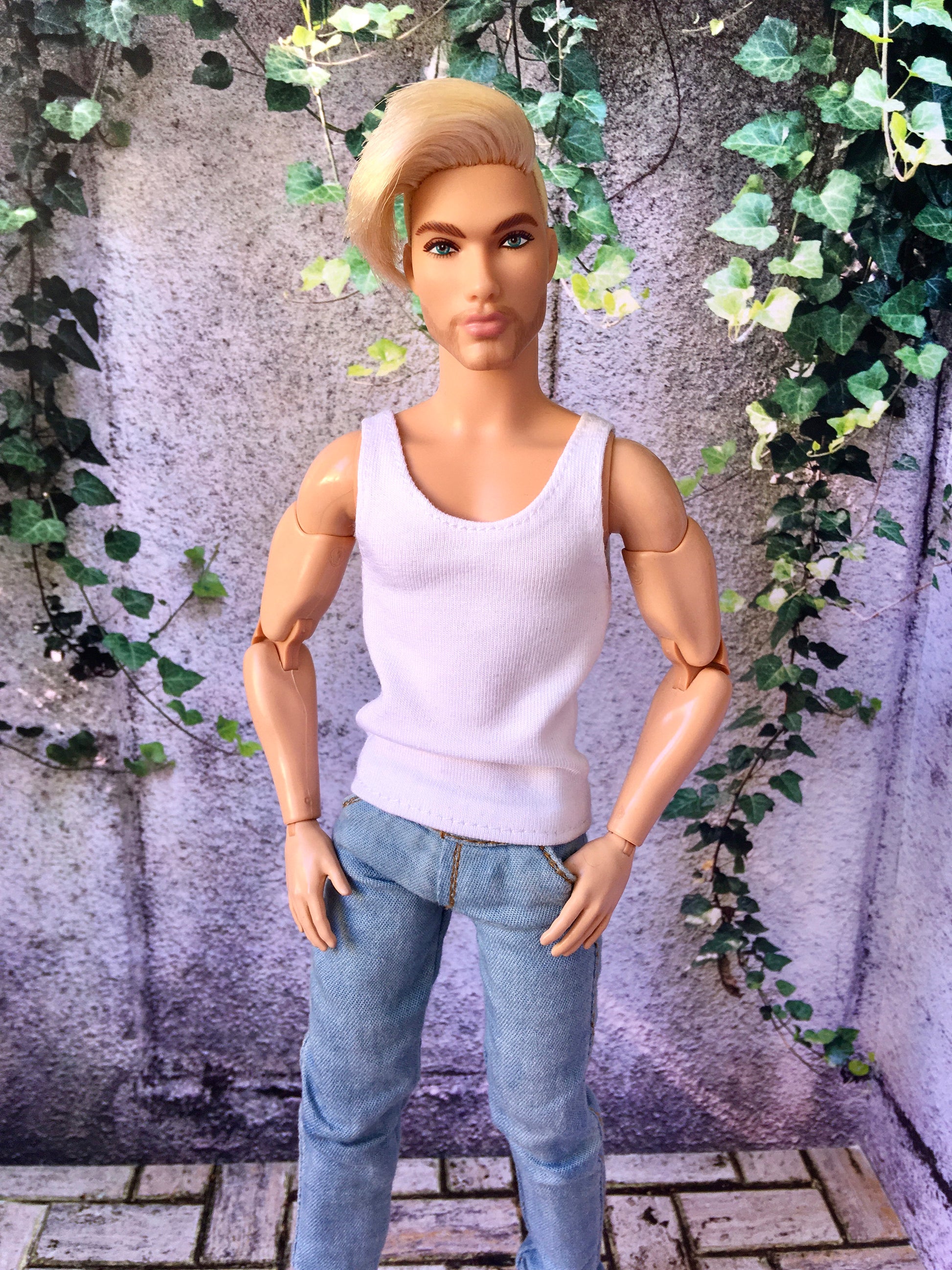 BQ-POWER – Basic Tank Top for 12" 1/6 Scale Ken Dolls - www.bouutique.com