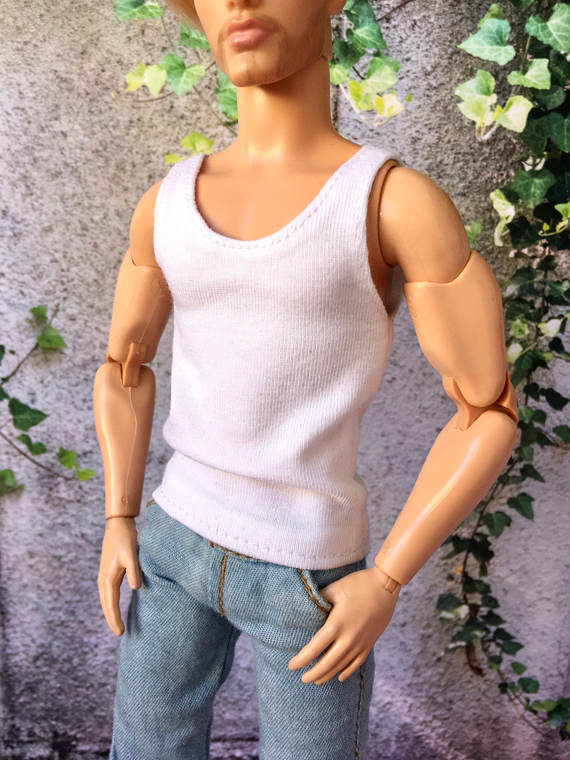 BQ-POWER – Basic Tank Top for 12" 1/6 Scale Ken Dolls - www.bouutique.com