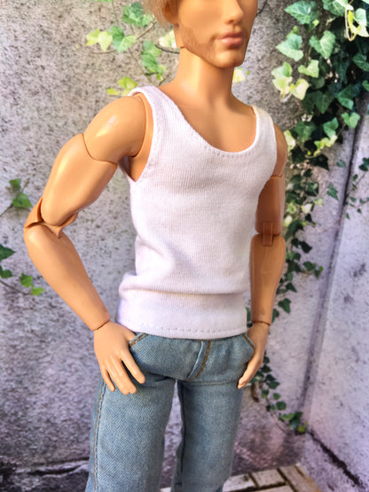 BQ-POWER – Basic Tank Top for 12" 1/6 Scale Ken Dolls - www.bouutique.com