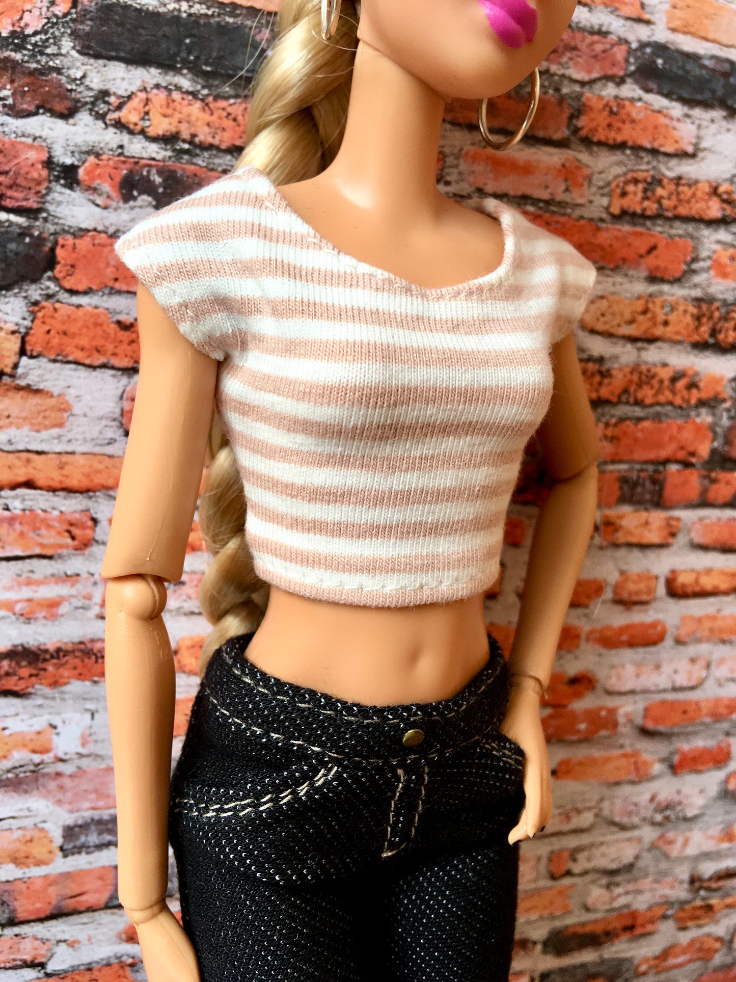 BQ-RAVEN – Stretch Jeans for 11.5" 1/6 Scale Fashion Dolls - www.bouutique.com