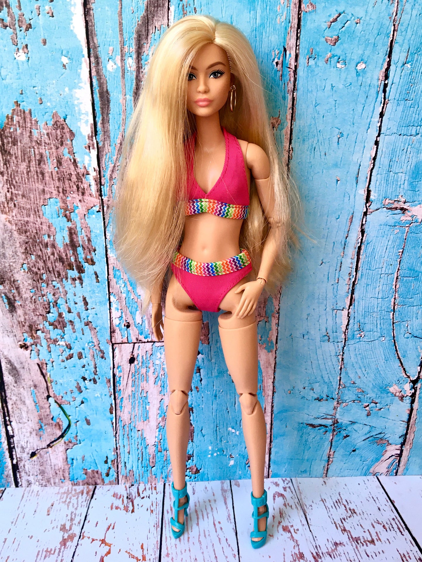 BQ-SPLASH – Colorful Bikini Set for 11.5" 1/6 Scale Fashion Dolls - www.bouutique.com
