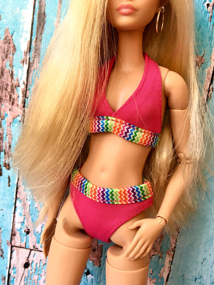 BQ-SPLASH – Colorful Bikini Set for 11.5" 1/6 Scale Fashion Dolls - www.bouutique.com