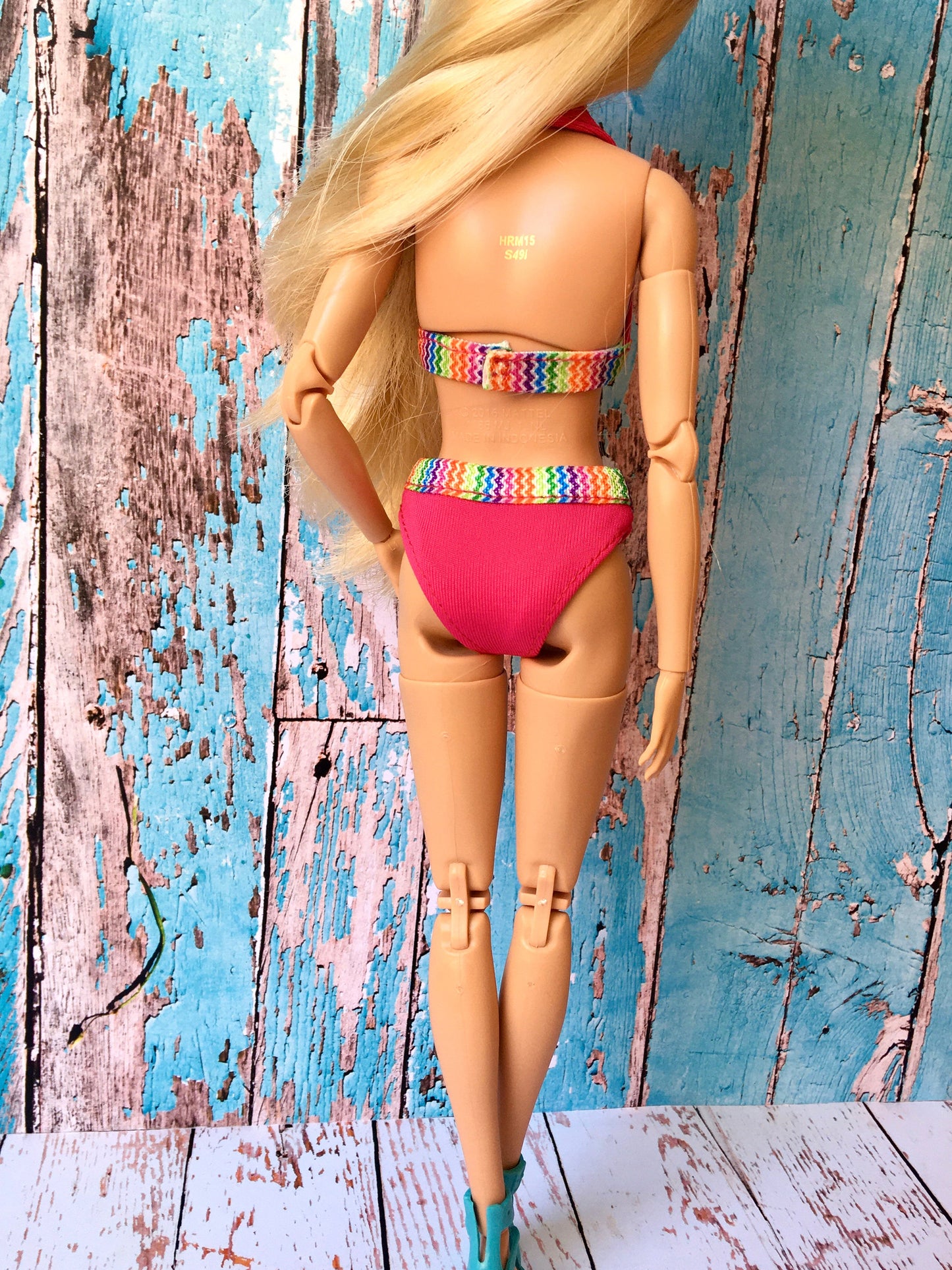 BQ-SPLASH – Colorful Bikini Set for 11.5" 1/6 Scale Fashion Dolls - www.bouutique.com
