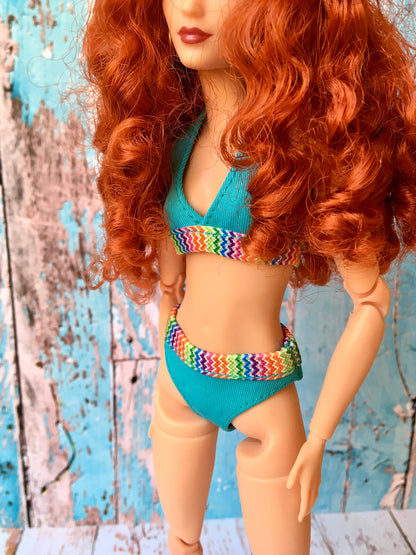 BQ-SPLASH – Colorful Bikini Set for 11.5" 1/6 Scale Fashion Dolls - www.bouutique.com